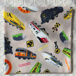 電車 新幹線 ベージュ　ランチクロス 　☆入園入学☆