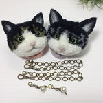 yoshi01070様専用 動物ポンポンバッグチャーム 猫