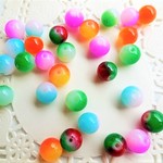 フルーツみたい🍒　おいしいビーズ　10ｍｍ　30個
