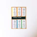 ■□■RAINBOW!DOT!TICKET!　日付シール*5月■□■