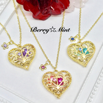 ♡コロコロパールのぷっくりハート♡