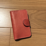 訳あり品！セール！オレンジ色のキーケース
