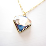 Swarovski Crystal Tilted Necklase