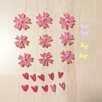 ペーパークイリング(桜パーツセット)蝶々付き