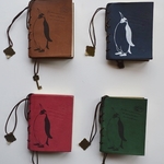 ペンギン ダイアリー、ハンドメイド　日記手帳　ノート　