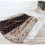 犬服　ＳＳ　ブラウン　パッチ　ワンピ