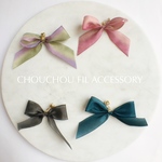 silk ribbon catch earring(アシンメトリー）