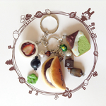 和菓子キーホルダー<抹茶>A
