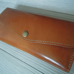 [送料無料] 軽くて丈夫な 高級アンティークレザー長財布CA