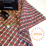 ★STELLA★ 赤チェックツイード