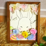 ※期間限定販売※プリザーブドフラワー&アート【Happy Easter】