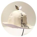 葉っぱのチューリップハット　パープル