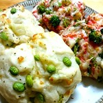 お野菜たっぷりフォカッチャ(枝豆&おじゃが・桜エビ&ブロッコリー)