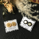 sale❣️アンティークボタン✴︎ヴィンテージ風♡レトロ✴︎ピアス