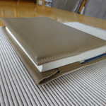 単行本用革のブックカバー　T-4