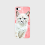猫のスマホケース【I LOVE YOU】