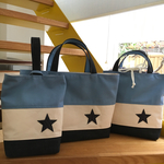 ３トーンのスターバッグ３点セット☆入園入学に/レッスンバッグ・体操着入れ・上履き入れ　