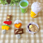 フェルトままごと BBQセット(くまさん)