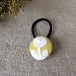 刺繍＊お花のヘアゴム