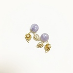 【100年前のアクセサリー】ヴィンテージ フラワー ピアス