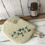 刺繍ポーチ🌱アイビー