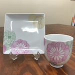 お湯呑みとお皿のセット