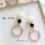 No.S176 ほんわか❁︎べっ甲❁︎ピアス