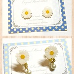 【入荷しました！】マーガレットのイヤリング＆ピアス