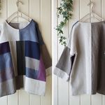 485☆彡色々リネンパッチドロップ袖プルオーバー♪送料無料