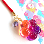 煌メキ和菓子　ストラップ　梅
