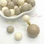 Milkteamix 12mm Acrylbeads