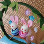 七夕🎋うさぎ🐰の織姫と彦星*送料無料*