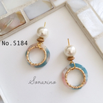No.S184 鮮やか♥︎べっ甲✧︎リングピアス