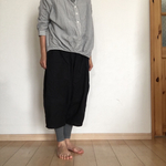 ゆったりぼったりしたパンツ 黒
