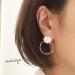 2way フープのマルマルピアス