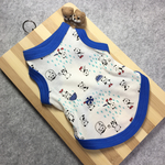 雨の日パンダ♡タンクトップ　ブルー