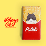 【柴組】柴犬Potato手帳型ベルトなしケース
