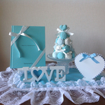 💙ティファニーカラーのマカロンタワー②💙