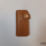ウォレット型・肉球4連キーケース・ブラウン