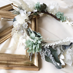 white×bluegreen花冠