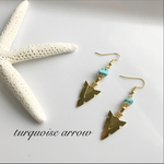 アロー× ターコイズピアス