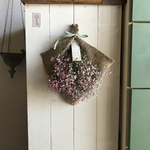 フレッシュなかすみ草のスワッグ pink🌸