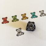 ちょこんとお座り＊テディベア はんこ