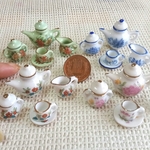 カップ２個付き【 SALE 中 】好評中 ♡『CUTEな陶器のティーカップセット, 第１弾』(ミニチュアフード,フェイクフード,食玩)