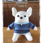 【ｔ様オーダー品】ソックフレンチブルドッグ　＊クリーム＊