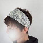 手書き風植物柄　大人のゆるっとターバン★　春夏コーデのにも**春のお出かけに