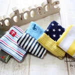 sale！入園入学準備*mini８重ガーゼやわらかハンカチ*5枚set A
