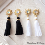 sun☀︎tassel ピアス
