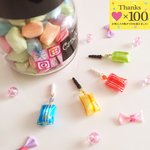 本物のストライプCandy◇イヤホンジャックピアス