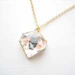 送料無料！Swarovski Crystal Tiled Necklase